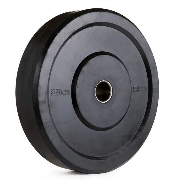 Nordic Fighter Schwarze Bumper-Gewichtsscheiben 10kg / 50mm (1 Stk)
